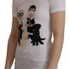 Dolce & Gabbana White #DGFamily Patch Top Cotton T-shirt