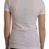 Dolce & Gabbana White #DGFamily Patch Top Cotton T-shirt