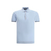 MooRER Light Blue Cotton Polo Shirt