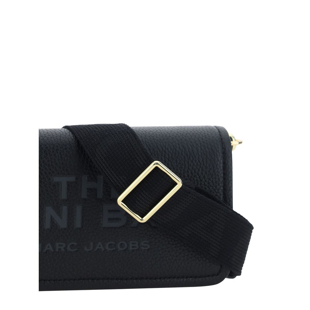 Marc Jacobs Schultertasche aus schwarzem Kalbsleder, Modell Bos Taurus