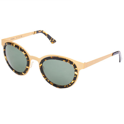 LGR Sonnenbrille aus goldenem Edelstahl