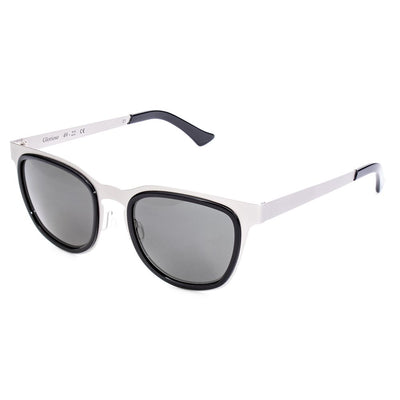LGR Graue Edelstahl-Sonnenbrille