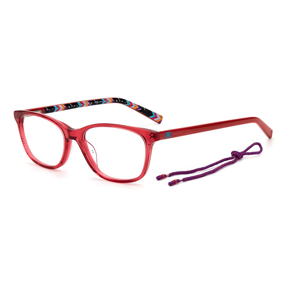 M Missoni Brille aus rotem Acetat (Gestell)