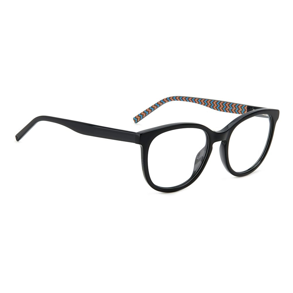M Missoni Brille aus schwarzem Acetat (Gestell)