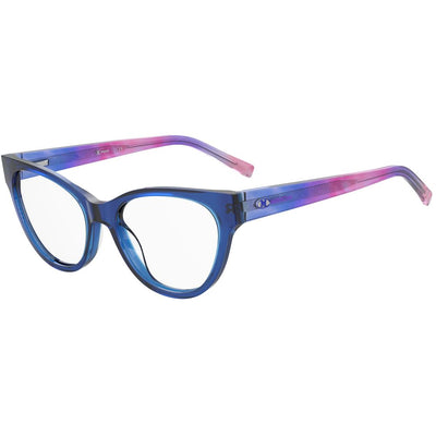 M Missoni Brille aus blauem Acetat (Gestell)