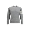 Thom Browne Gray Fleece Wool Sweatshirt