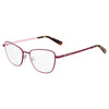 Moschino-Brille aus rotem Metall (Gestell)