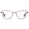 Moschino-Brille aus rotem Metall (Gestell)