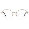 Love Moschino Gold Metal Glasses (Frames)