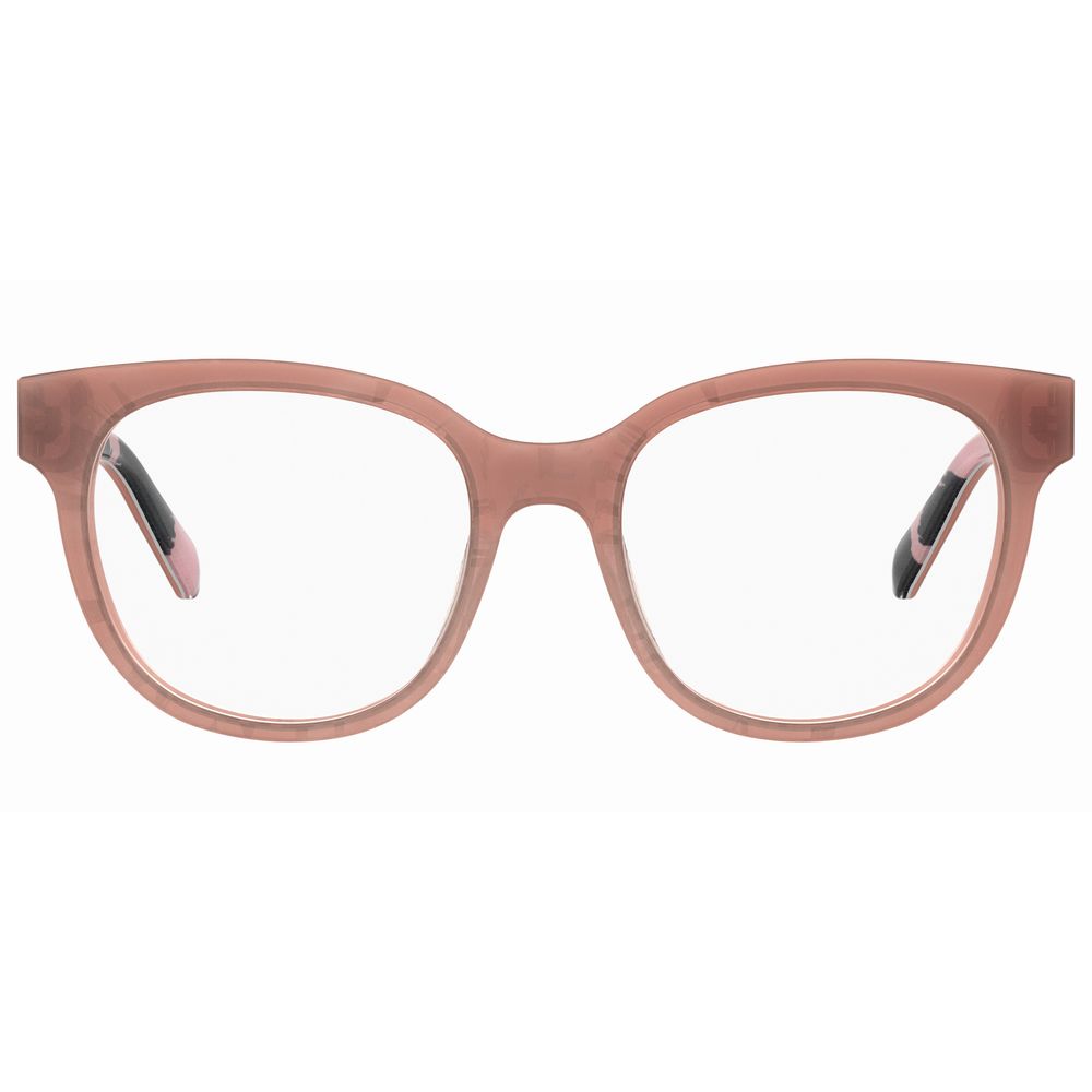 Moschino Brille aus orangefarbenem Acetat (Gestell)