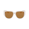 Ferragamo White Bio Injected Sunglasses