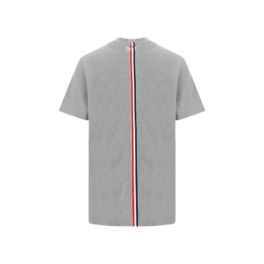 Graues Baumwoll-T-Shirt von Thom Browne