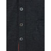 Thom Browne Gray Fleece Wool Cardigan