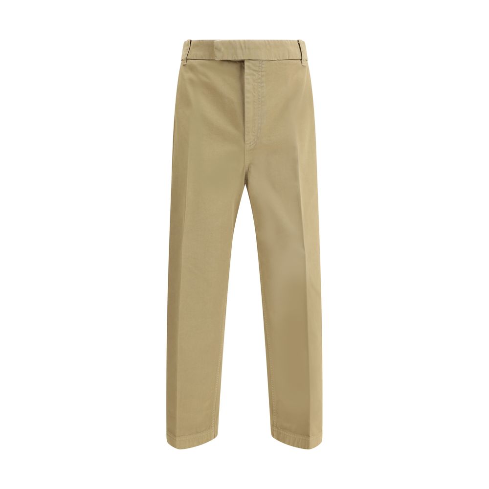 Thom Browne Beige Baumwoll-Freizeithose