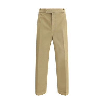 Thom Browne Beige Baumwoll-Freizeithose