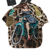 Dolce & Gabbana Brown Leopard Sequin Sicily Applique Baseball Hat
