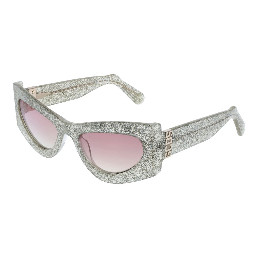 GCDS Silberne Unisex-Sonnenbrille