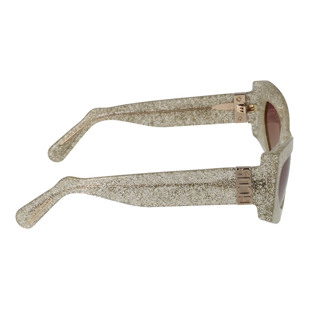 GCDS Silberne Unisex-Sonnenbrille