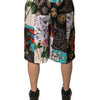Dolce & Gabbana Multicolor Patchwork Cargo Bermuda Shorts