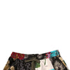 Dolce & Gabbana Multicolor Patchwork Cargo Bermuda Shorts