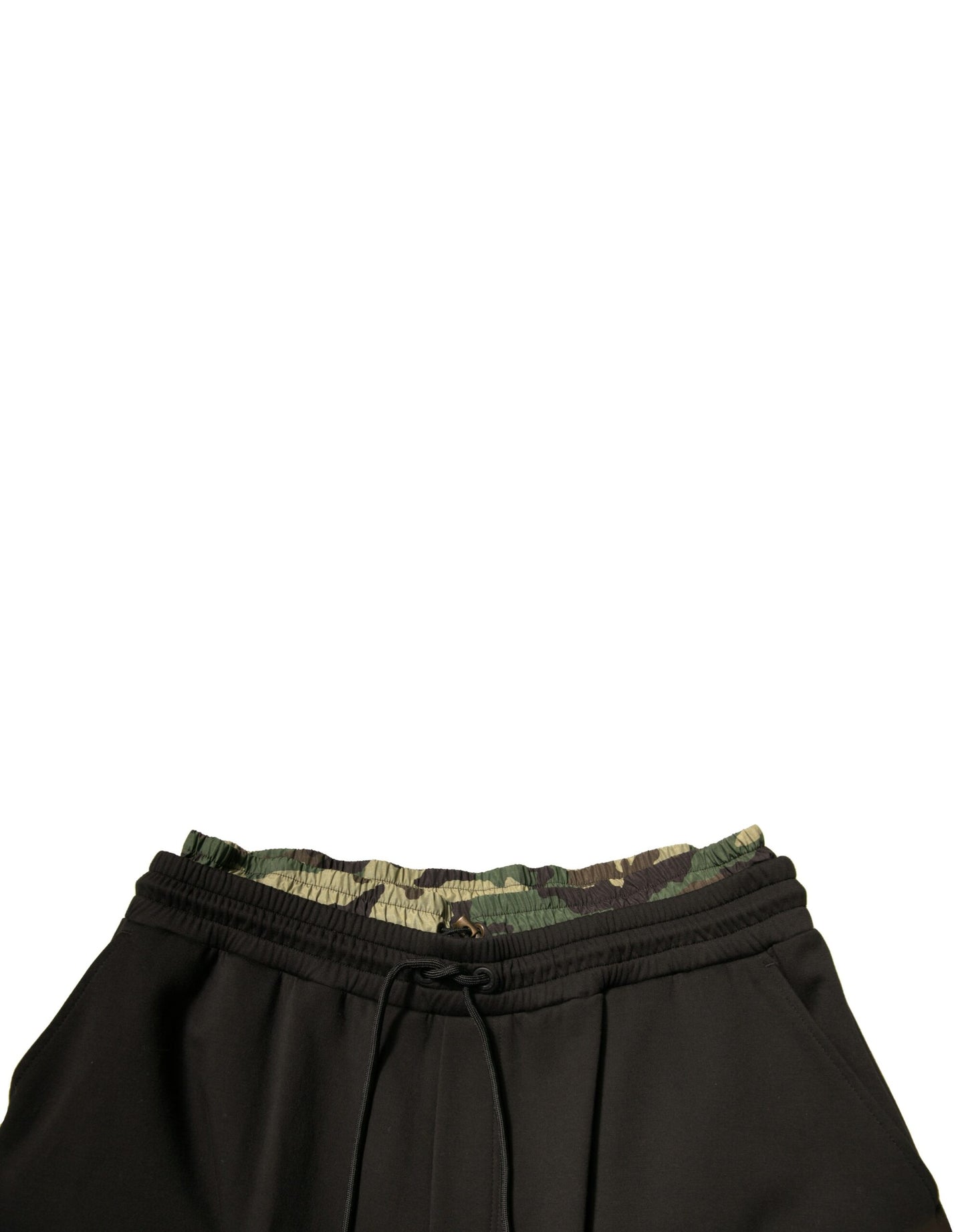 Dolce &amp; Gabbana – Schwarze Jogginghose aus Baumwolle mit Camouflage-Muster