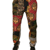 Dolce & Gabbana Multicolor Patchwork Men Dress Pants