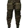 Dolce & Gabbana Green Cotton Jogger Cargo Pants
