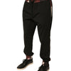 Dolce & Gabbana Black Camouflage Wool Jogger Sweatpants Pants