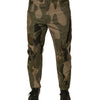 Dolce &amp; Gabbana Mehrfarbige Camouflage-Baumwollhose