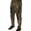 Dolce &amp; Gabbana Mehrfarbige Camouflage-Baumwollhose