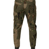 Dolce &amp; Gabbana Mehrfarbige Camouflage-Baumwollhose