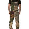 Dolce & Gabbana Multicolor Patchwork Camouflage Overall Pants
