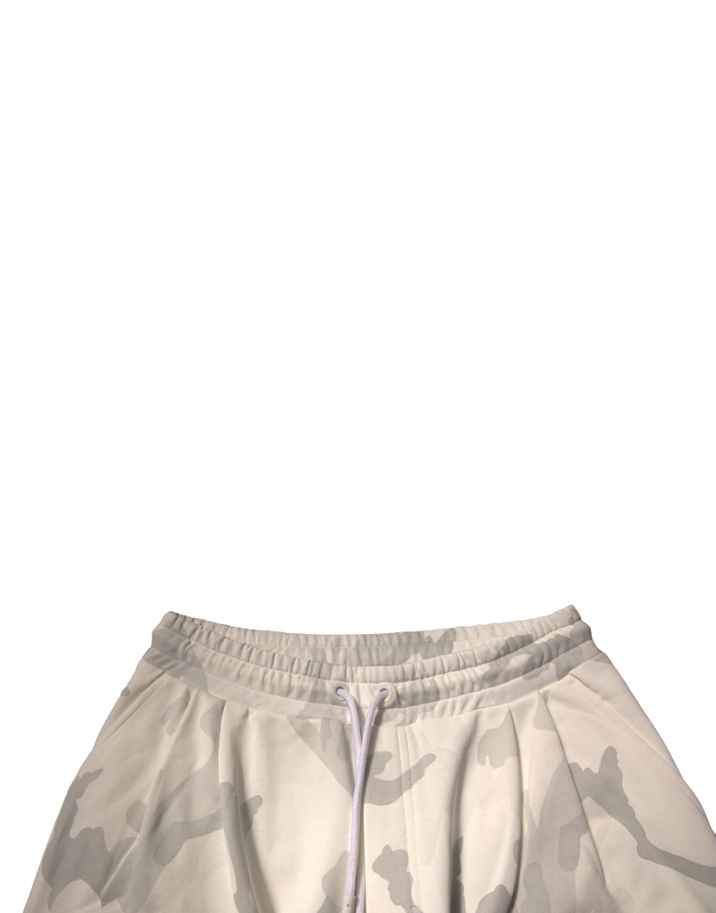 Dolce &amp; Gabbana – Weiße Cargo-Jogginghose mit Camouflage-Muster