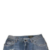 Dolce & Gabbana Blue Tattered Straight Cropped Denim Jeans