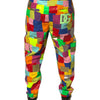 Dolce & Gabbana Multicolor Cotton Patchwork Men Cargo Pants