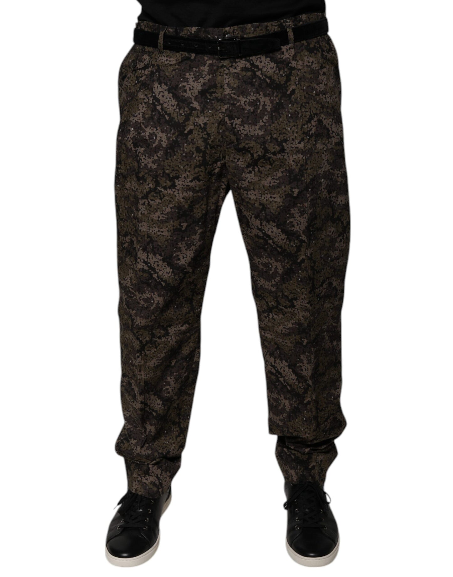 Dolce &amp; Gabbana Mehrfarbige Camouflage-Anzughose für Herren