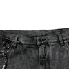 Dolce & Gabbana Dark Gray Cotton Skinny Denim Jeans