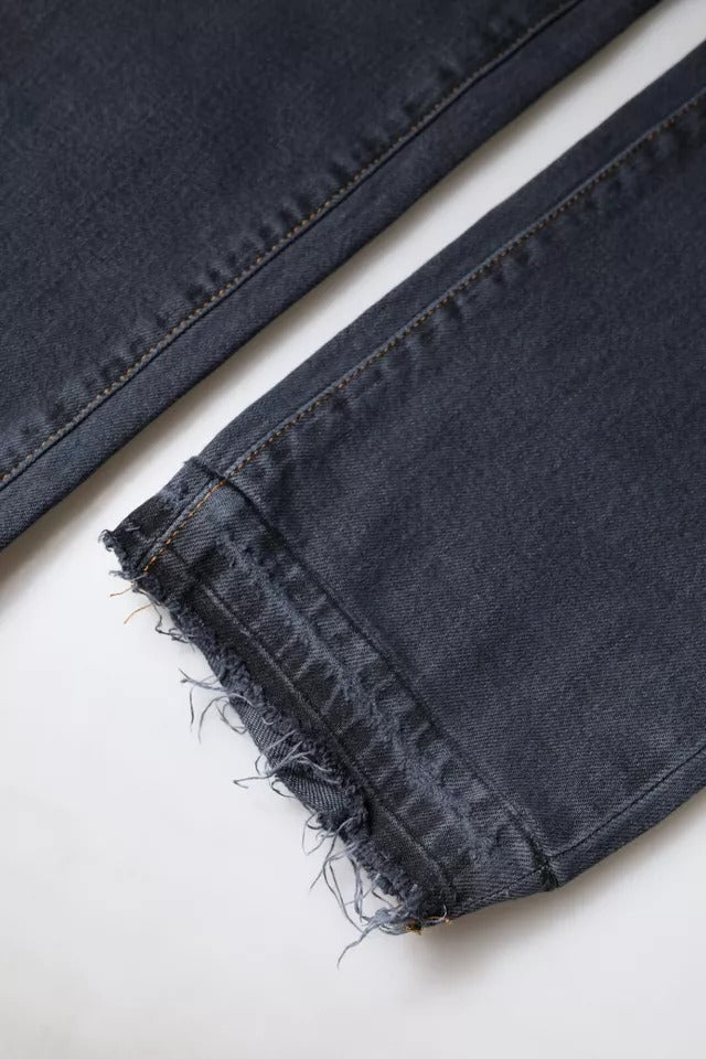 Dolce &amp; Gabbana Dunkelgraue Skinny-Jeans aus Baumwolle