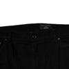 Dolce & Gabbana Black Cotton Stretch Logo Skinny Denim Jeans