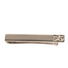 Dolce & Gabbana Silver Tone Brass Logo Branded Tie Clip Bar