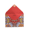 Dolce & Gabbana Multicolor Carretto Siciliano Envelope Post Card Holder