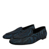 Mocassins Dolce &amp; Gabbana bleus et noirs pour hommes