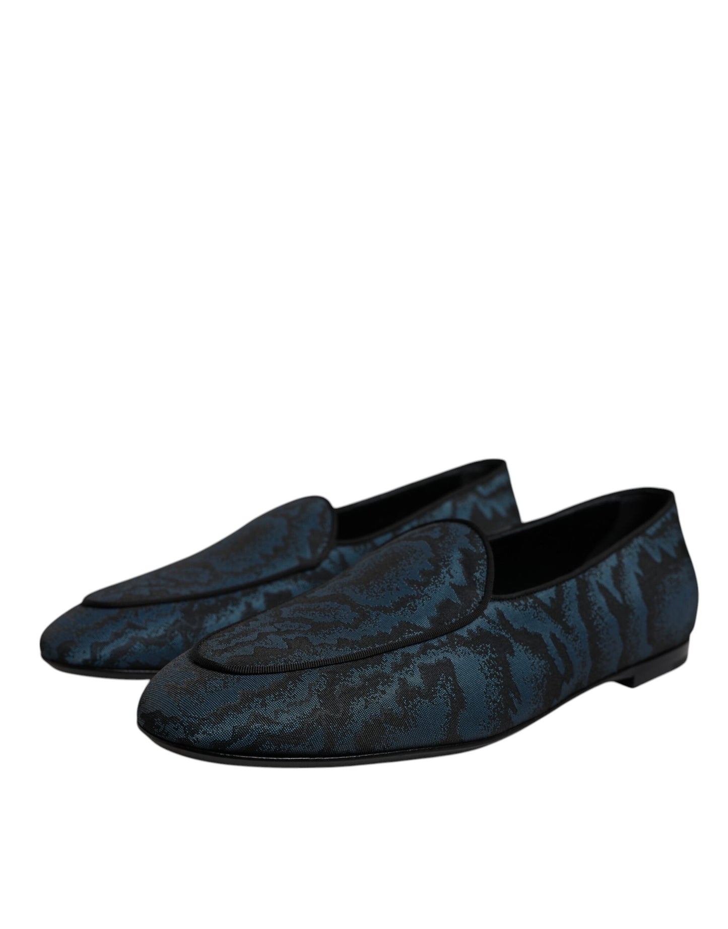 Mocassins Dolce &amp; Gabbana bleus et noirs pour hommes