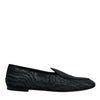Mocassins Dolce &amp; Gabbana bleus et noirs pour hommes