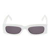 GCDS White Plastic Sunglasses