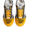 Baskets basses en cuir multicolores Dolce &amp; Gabbana DNA