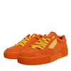 Dolce & Gabbana Orange Miami Leather Low Top Sneakers Shoes