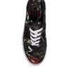 Dolce & Gabbana Black Tropical Print Low Top Sneakers Shoes