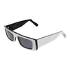 GCDS White Plastic Sunglasses