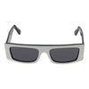 GCDS White Plastic Sunglasses